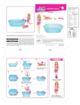 Barbie Barbie Swimmin' Pup Pool Operating instructions