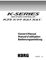 Korg K series User manual