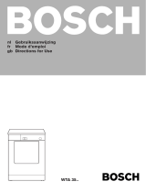 Bosch WTA3500/01 Owner's manual