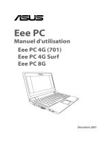 Asus Eee PC 8G Owner's manual