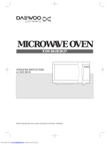 Daewoo KOR-9G5B Owner's manual