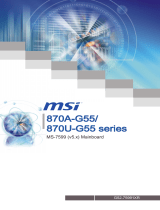 MSI 870U-G55 Owner's manual