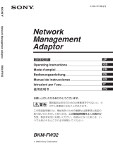 Sony BKM-FW32 Owner's manual