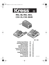 Kress MSL 60/2 Owner's manual