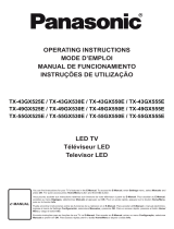 Panasonic TX49GX555E Owner's manual