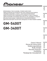 Pioneer GM-5400T User manual