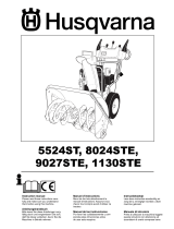 Husqvarna Sneeuwmachine 5524ST User manual