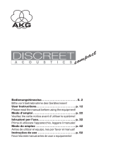 AKG CGN 321 E Owner's manual