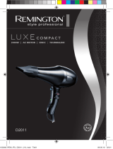 Remington D2011 Luxe Compact Owner's manual