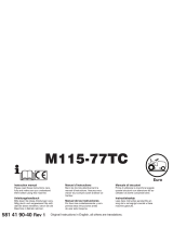 MC CULLOCH M11577TC Owner's manual