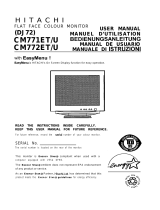 Hitachi CM771ET Owner's manual