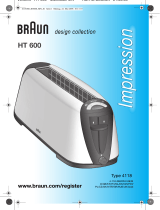 Braun IMPRESSION HT 600 Owner's manual