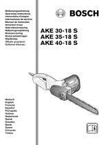 Bosch AKE 40-18 S Owner's manual