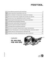 Festool CARVEX PSB 400 EBQ Owner's manual