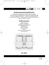 Clatronic KA 2407 Owner's manual