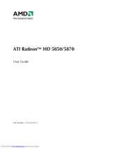 AMD ATI Radeon HD 5870 User manual