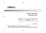 SIGMATEK DVBR-520HD Owner's manual