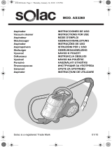 Solac AS3260 Multicyclonic Owner's manual
