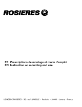 ROSIERES RHV978 Owner's manual