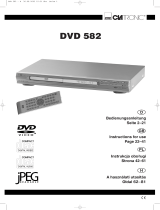 Clatronic DVD 582 Owner's manual