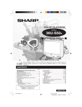 Sharp 36U-S50B User manual
