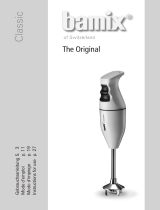 Bamix Classic Owner's manual