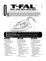 T-Fal 1830 Owner's manual