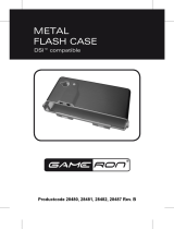 GAMERON METAL FLASH CASE DSI COMPATIBLE Owner's manual