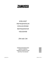 Zanussi ZRA625CW Owner's manual
