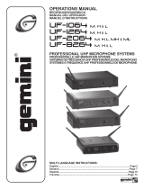 Gemini UF-1064 User manual