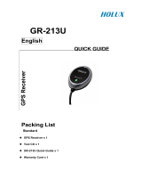 Holux GR-213U Owner's manual