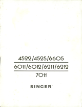 SINGER 6011 Owner's manual