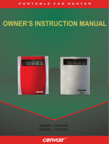 Convair Fan Heater CEH01 Owner's manual