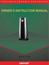 Convair Tower Heater CTH04 Owner's manual