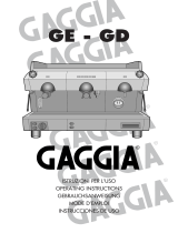 Gaggia GD One Owner's manual