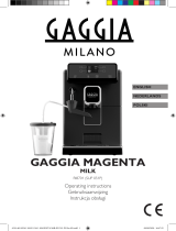 Gaggia MAGENTA MILK User manual