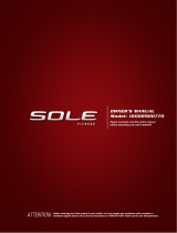 Sole S77 Owner's manual