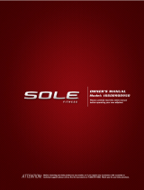 Sole E95 Owner's manual