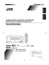 JVC RX-DP20 Owner's manual