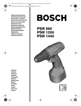Bosch PSR 960 Owner's manual