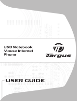 Targus USB NOTEBOOK MOUSE INTERNET PHONE Owner's manual