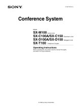Sony SX-D150 User manual