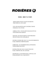 ROSIERES RDCF 43 Min Owner's manual