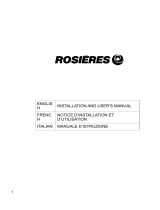 ROSIERES RDSV685 PN Owner's manual