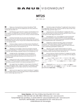 Sanus MT25 Owner's manual