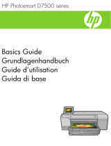 HP Photosmart D7500 Printer series Owner's manual
