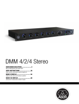 AKG DMM 4-2-4 STEREO Owner's manual