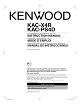 Kenwood KAC-PS4D User manual