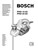 Bosch PHO20-82 Owner's manual