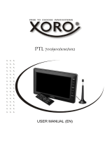 Xoro PTL 1010 Owner's manual